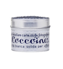 Colla in pasta - barattolo in alluminio - 125 gr - bianco - Coccoina