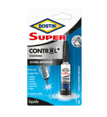 Colla istantanea Super Control - universale - con sistema antigoccia - 5 gr - Bostik Colla istantanea Super Control - universale - con sistema antigoccia - 5 gr - Bostik