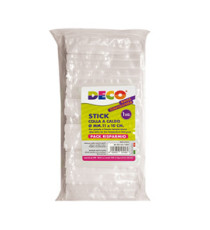 Colla stick a bassa temperatura - 10 cm x diam. 11 mm - Deco - conf. 1 kg Colla stick a bassa temperatura - 10 cm x diam. 11 mm - Deco - conf. 1 kg