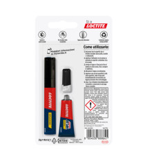 Colla Super Attak - adesivo liquido e attivatore in penna - adatto per incollare plastiche domestiche - 2 gr + 4 ml - tr Colla Super Attak - adesivo liquido e attivatore in penna - adatto per incollare plastiche domestiche - 2 gr + 4 ml - tr