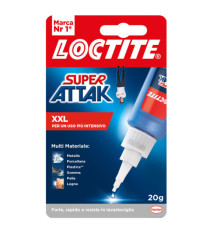 Colla Super Attak XXL - 20 gr - trasparente - Loctite
