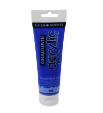 Colore acrilico fine Graduate - 120 ml - blu cobalto imitazione - Daler Rowney