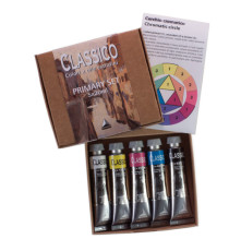 Colori a olio extrafini Primary Set - 20 ml - colori primari (nero, bianco inclusi) - Maimeri - set 5 pezzi
