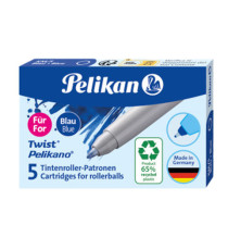 Cartuccia sferografica KM5 ECO - blue royal - Pelikan - conf. 5 pezzi Cartuccia sferografica KM5 ECO - blue royal - Pelikan - conf. 5 pezzi