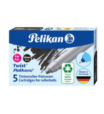 Cartuccia sferografica KM5 ECO - nero - Pelikan - conf. 5 pezzi Cartuccia sferografica KM5 ECO - nero - Pelikan - conf. 5 pezzi