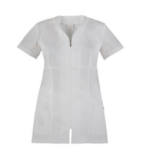 Casacca Altea - da donna - manica corta - taglia L - bianco - Giblor's