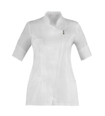 Casacca Carmen - da donna - manica corta - taglia M - bianco - Giblor's