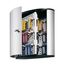 Cassetta portachiavi da parete Key Box - 30,2x11,8x28 cm - 54 posti - grigio - Durable Cassetta portachiavi da parete Key Box - 30,2x11,8x28 cm - 54 posti - grigio - Durable