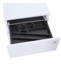 Cassettiere in metallo - 3 cassetti - 40 x 59 x 54 cm - bianco - Bertesi Cassettiere in metallo - 3 cassetti - 40 x 59 x 54 cm - bianco - Bertesi