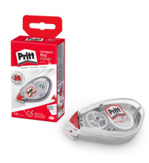 Correttore a nastro - 4,2 mm x 10 mt - roller - Pritt Correttore a nastro - 4,2 mm x 10 mt - roller - Pritt
