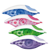 Correttore a nastro Dryline Grip - 5mm x 8,5mt - colori assortiti - Papermate Correttore a nastro Dryline Grip - 5mm x 8,5mt - colori assortiti - Papermate