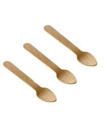 Cucchiaini in legno - 9,5 cm - Leone - conf. 48 pezzi