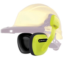 Cuffie antirumore Suzuka2 - per elmetti - giallo fluo - Deltaplus