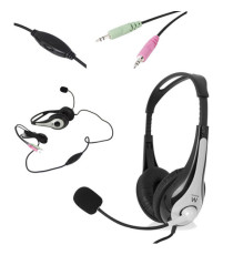 Cuffie con microfono EW3562 - Eminent Ewent Cuffie con microfono EW3562 - Eminent Ewent