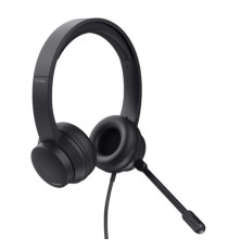 Cuffie USB per PC HS-201 - con microfono - nero - Trust Cuffie USB per PC HS-201 - con microfono - nero - Trust
