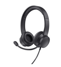 Cuffie USB per PC HS-201 - con microfono - nero - Trust Cuffie USB per PC HS-201 - con microfono - nero - Trust