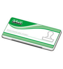 Cuscinetto per timbri - 16,5 x 9 cm - neutro - Lebez