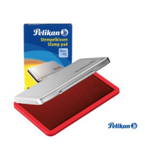 Cuscinetto per timbri - 7 x 11 cm - rosso - Pelikan