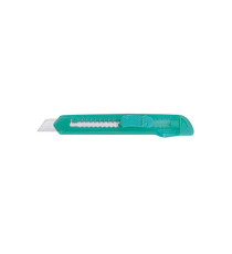Cutter con bloccalama - 18 mm - Lebez - conf. 20 pezzi Cutter con bloccalama - 18 mm - Lebez - conf. 20 pezzi