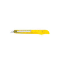 Cutter con bloccalama - 9 mm - Lebez - conf. 20 pezzi Cutter con bloccalama - 9 mm - Lebez - conf. 20 pezzi