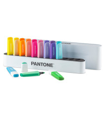Desk set evidenziatori - punta a scalpello - colori assortiti - Pantone - conf. 12 pezzi Desk set evidenziatori - punta a scalpello - colori assortiti - Pantone - conf. 12 pezzi