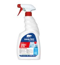 Detergente alcolico Sanialc Ultra - per superfici e tessuti - trigger 750 ml - Sanitec