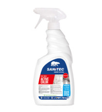 Detergente gel - profumato - con cloro attivo - trigger 750 ml - Sanitec Detergente gel - profumato - con cloro attivo - trigger 750 ml - Sanitec