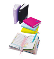 Diario femminile - 12 mesi - copertina soft touch - colori assortiti - Blasetti