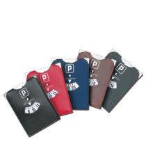 Disco Orario - similpelle - 12,7 x 10 cm - colori assortiti - Alplast - conf. 25 pezzi