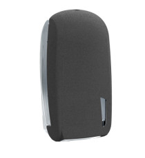 Dispenser per carta igienica interfogliata Skin - piegata a V e Z - 32,8 x 13,5 x 16,5 cm - 550/450 fogli - pietra - Mar