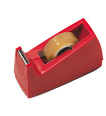 Dispenser per nastro adesivo - 33 m - rosso - Lebez Dispenser per nastro adesivo - 33 m - rosso - Lebez