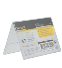 Display a V in plastica - 7,8 x 10,6 x 6,7 cm (A7) - Securit Display a V in plastica - 7,8 x 10,6 x 6,7 cm (A7) - Securit
