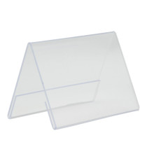 Display a V in plastica - 7,8 x 10,6 x 6,7 cm (A7) - Securit