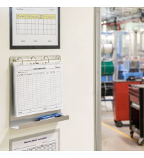 Display magnetico ad anelli - A4 - 31 x 32 x 5,3 cm - Djois Display magnetico ad anelli - A4 - 31 x 32 x 5,3 cm - Djois