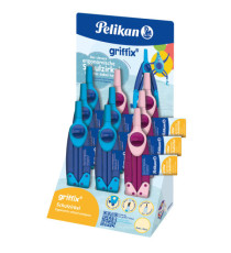 Compasso Griffix - colori assortiti - Pelikan - expo 9 pezzi Compasso Griffix - colori assortiti - Pelikan - expo 9 pezzi