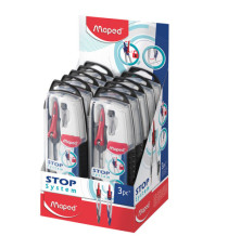 Compasso Stop System - con adattatore e mine ricambio - diametro max cerchio 282mm - Maped Compasso Stop System - con adattatore e mine ricambio - diametro max cerchio 282mm - Maped