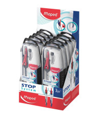 Compasso Stop System - con adattatore e mine ricambio - diametro max cerchio 282mm - Maped Compasso Stop System - con adattatore e mine ricambio - diametro max cerchio 282mm - Maped