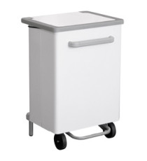 Contenitore a pedale Gastro - 70 L - bianco - Stilcasa