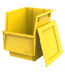 Contenitore Ecobin 25 - 25 L - giallo - Terry Contenitore Ecobin 25 - 25 L - giallo - Terry
