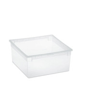 Contenitore multiuso Light Box L - 37,8x39,6x18,5 cm - 23 L - plastica - trasparente - Terry Contenitore multiuso Light Box L - 37,8x39,6x18,5 cm - 23 L - plastica - trasparente - Terry