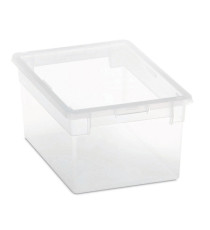 Contenitore multiuso Light Box M/2 - 19,5x28x13,2 cm - 6 L - plastica -  trasparente - Terry