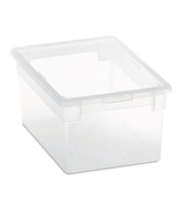 Contenitore multiuso Light Box M/2 - 19,5x28x13,2 cm - 6 L - plastica -  trasparente - Terry