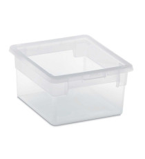Contenitore multiuso Light Box S/2 - 17,8x20,4x10 cm - 2,5 L - plastica - trasparente - Terry Contenitore multiuso Light Box S/2 - 17,8x20,4x10 cm - 2,5 L - plastica - trasparente - Terry