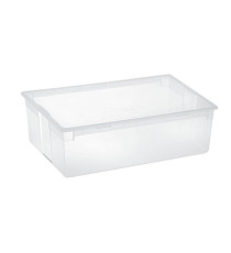 Contenitore multiuso Light Box XL - 57,8x39,6x18,5 cm - 36 L - plastica - trasparente - Terry Contenitore multiuso Light Box XL - 57,8x39,6x18,5 cm - 36 L - plastica - trasparente - Terry