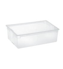 Contenitore multiuso Light Box XL - 57,8x39,6x18,5 cm - 36 L - plastica - trasparente - Terry Contenitore multiuso Light Box XL - 57,8x39,6x18,5 cm - 36 L - plastica - trasparente - Terry