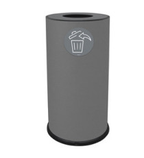 Contenitore per raccolta differenziata - 1 scomparto - 70 L - grigio - Stilcasa Contenitore per raccolta differenziata - 1 scomparto - 70 L - grigio - Stilcasa