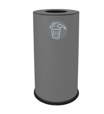 Contenitore per raccolta differenziata - 1 scomparto - 70 L - grigio - Stilcasa Contenitore per raccolta differenziata - 1 scomparto - 70 L - grigio - Stilcasa