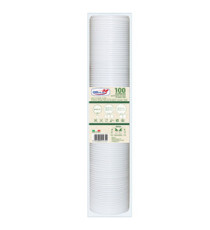 Coperchio in plastica - per bicchieri di carta da100 ml - bianco - Dopla - conf. 100 pezzi Coperchio in plastica - per bicchieri di carta da100 ml - bianco - Dopla - conf. 100 pezzi
