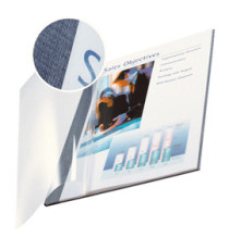 Copertine Impressbind - flessibile - 10,5 mm - blu - Leitz - scatola 10 pezzi Copertine Impressbind - flessibile - 10,5 mm - blu - Leitz - scatola 10 pezzi