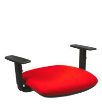 Coppia braccioli regolabili per seduta operativa TMTMI - nero - Unisit